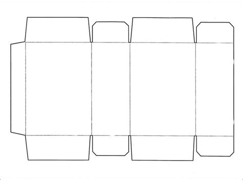 Rectangle Box Template Printable