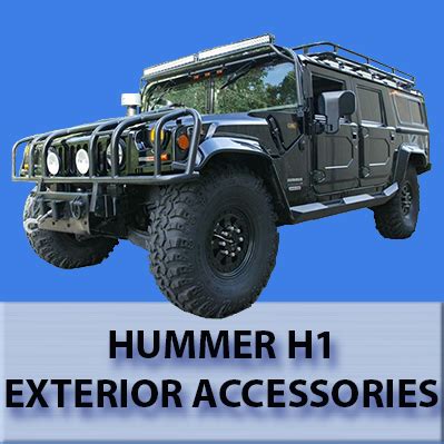 Hummer H1 Exterior Accessories.