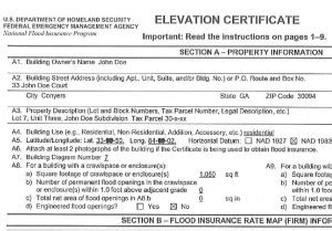 What is a FEMA Elevation Certificate? - Wiggins Land Surveying