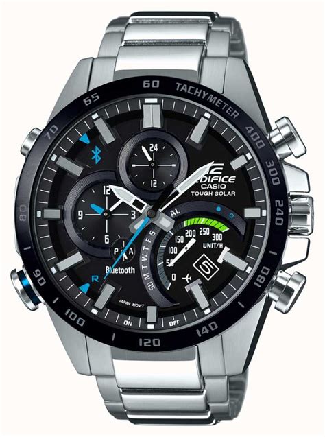 Casio Edifice Bluetooth Mens Tough Solar Racer EQB-501XDB-1AMER - First Class Watches™ USA