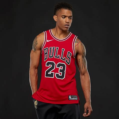 Nike NBA Michael Jordan Chicago Bulls Authentic Jersey - University Red - Mens Replica - Jerseys