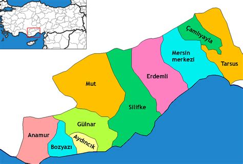 Tarsus Map - Turkey