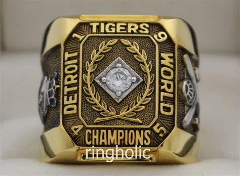 Detroit Tigers 1945 MLB World Series Championship Ring