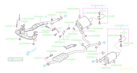 2005 Subaru Outback Exhaust Bracket - 44021AE170 | Kirby Subaru, Ventura CA