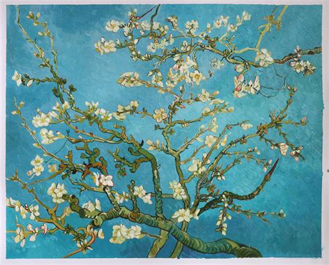 Branches With Almond Blossom - Vincent Van Gogh Oil Painting, Post-impressionist Painting for ...