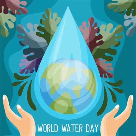 World Water Day Background Concept 6122606 Vector Art at Vecteezy