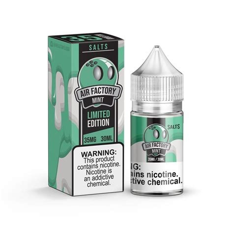 Salt Factory Limited Edition Mint 30ml Nic Salt Vape Juice - Best Price ...