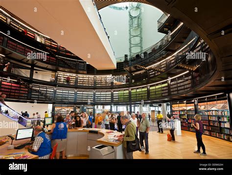 Interior of Library of Birmingham, Birmingham Library, Birmingham ...