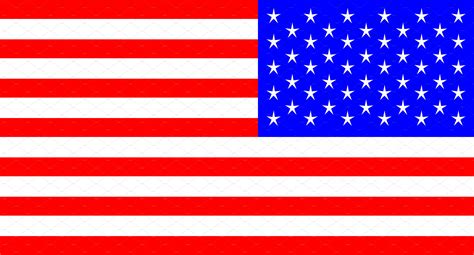 American Flag Landscape Logo
