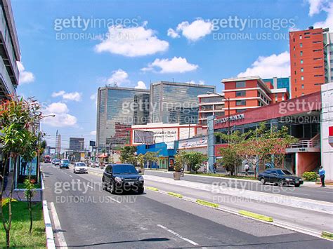 Guatemala City streets in city downtown and historic city center 이미지 ...