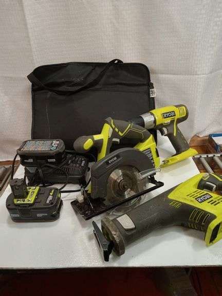 Ryobi Tool Set with Bag see description - Lil Dusty Online Auctions - All Estate Services, LLC