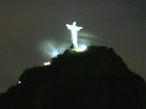 Cristo Redentor from Rio at night - Picture of Cristo Redentor (Christ ...