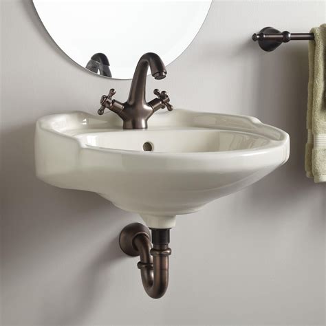 Bovina Wall-Mount Bathroom Sink - Bathroom | Wall mount sink, Small bathroom sinks, Bathroom sink