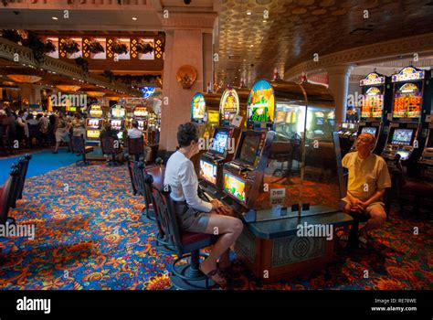 Casino in Hotel Atlantis. Paradise Island, Nassau, New Providence ...