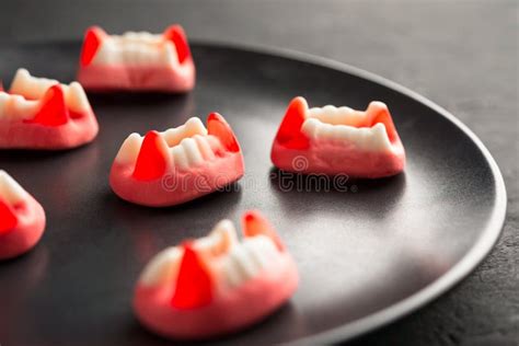 Trick or Treat, Vampire Teeth, Halloween Background Stock Image - Image of decor, trick: 177464263