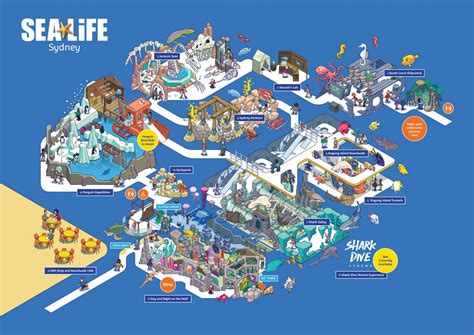 Attraction Map | SEA LIFE Sydney Aquarium