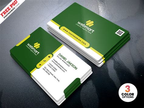 Minimalist Business Card Design PSD Template | PSDFreebies.com