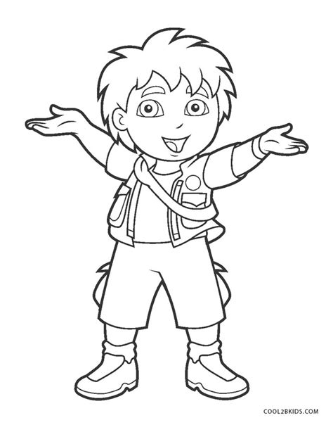 Free Printable Diego Coloring Pages For Kids