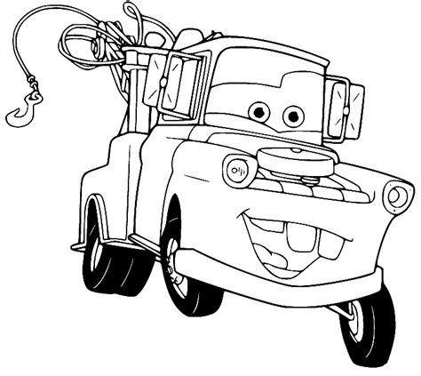 Cars Mator Coloring Pages