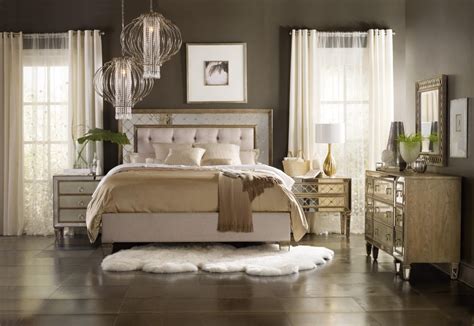 Beige Upholstered Bedroom Set - Firecollies