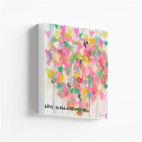 Love All Around Art Print Artwork by Kerri Rosenthal – KERRI ROSENTHAL