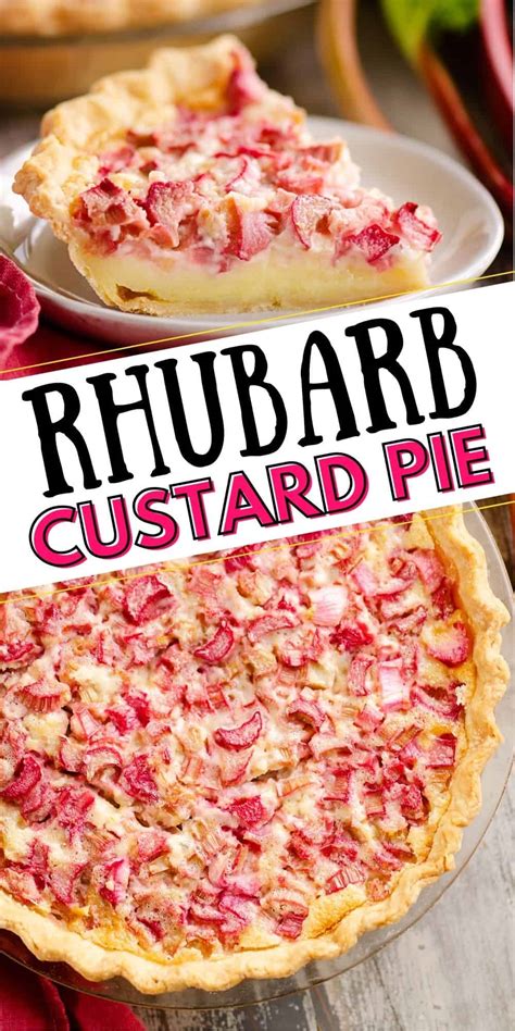 Rhubarb Custard Pie