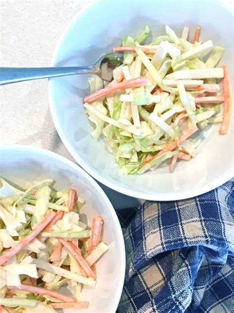 Simple Jicama Slaw Recipe | One Happy Dish