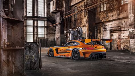 Download Car Orange Car Race Car Vehicle Mercedes-AMG GT3 4k Ultra HD ...