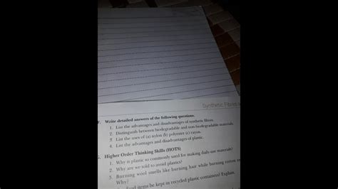 List the advantages and disadvantages of synthetic fiberes Synthetic ...