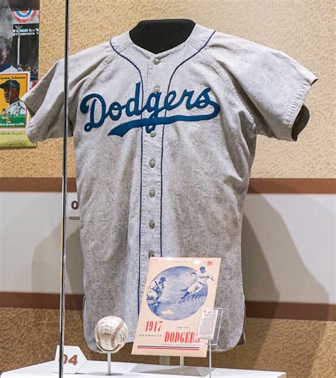 Jackie Robinson 1948 Brooklyn Dodgers Road Jersey | National Postal Museum