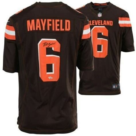 Baker Mayfield Hand Signed Cleveland Browns Jersey - CharityStars