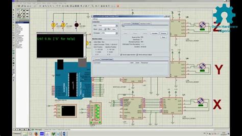 Simulation de la commande d'une machine CNC via Arduino UNO sur Proteus ...