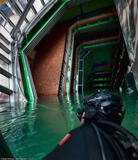 Inside the sinking Costa Concordia cruise ship. A dangerous sight to ...