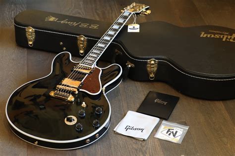 2015 Gibson Memphis Custom Lucille BB King Signature ES-355 Guitar Ebony + COA OHSC | Lovies Guitars