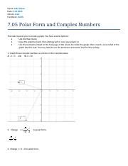 Graphing Complex Numbers: Polar Form and Vector Representation | Course ...