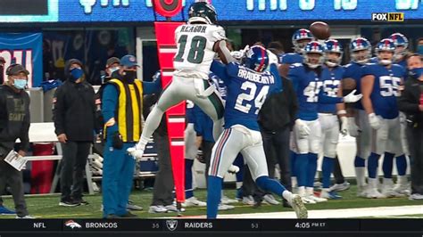 James Bradberry breaks up pass on 4th down | Giants vs. Eagles Highlights