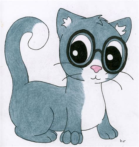 Glasses Cat by Jacketgirl on DeviantArt