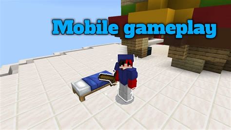 Minecraft nethergames bedwars mobile gameplay - YouTube