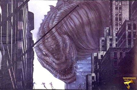 Stunning GODZILLA 1998 Concept Art by Patrick Tatopoulos and More ...