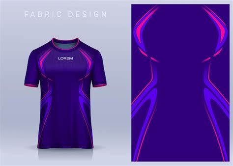 Premium Vector | Fabric textile design for Sport tshirt Soccer jersey mockup for football club ...