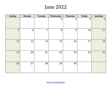 June-2022-Calendar-01 - Click 2 Calendar - Page 1 - 1 | Flip PDF Online ...