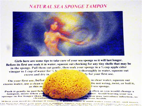 Natural Sea Sponge Tampon