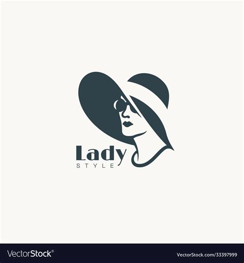 Lady logo Royalty Free Vector Image - VectorStock