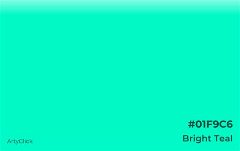 Bright Teal Color | ArtyClick