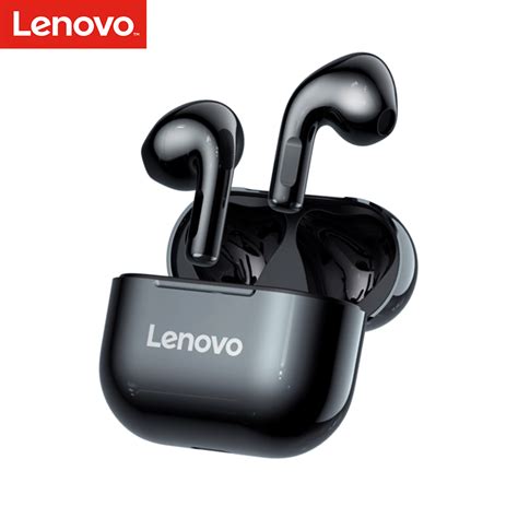 Lenovo LivePods LP40หูฟังกึ่งใส่ในหู,หูฟังไร้สาย BT 5.0หูฟังเอียร์บัด True Wireless พร้อมระบบ ...