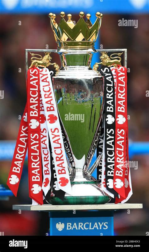 Barclays premier league trophy hi-res stock photography and images - Alamy