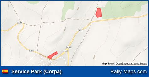 Service Park (Corpa) stage map | Rallysprint Corpa - Santorcaz - Pezuela de las Torres 2023 🌍 ...