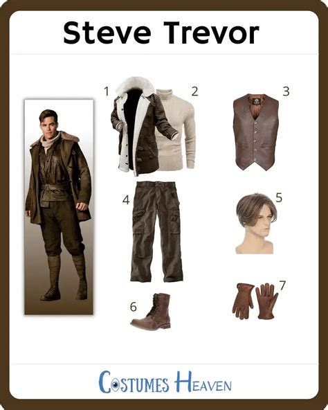 Steve Trevor Costume For Cosplay & Halloween 2024