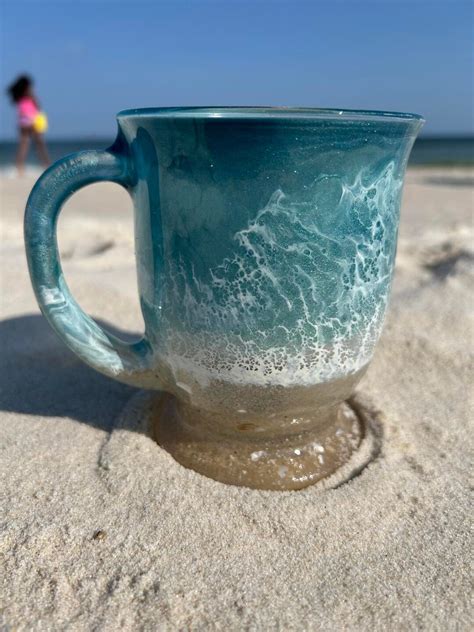 Beach Inspired Coffee Mug, Large Coffee Cup, Small Coffee Mug, Wine ...