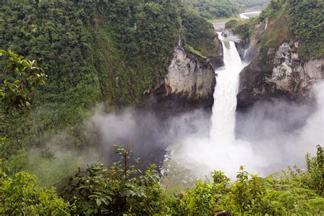 Ecuador's largest waterfall at 490ft disappears | London Evening Standard | Evening Standard